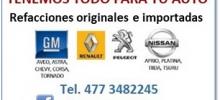 Refacciones Renault y Peugeot