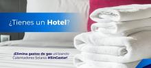 Calentamiento de agua para hoteles con calentadores solares