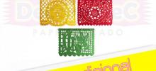 papel picado, papel picado personalizado, papel picado mexicano venta de papel