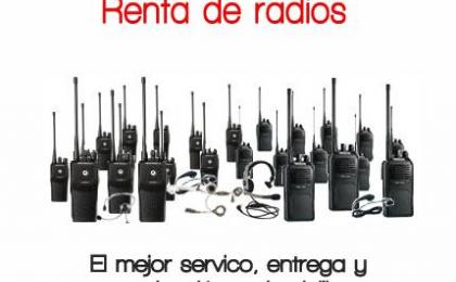 Renta de radios portátiles - ARCI