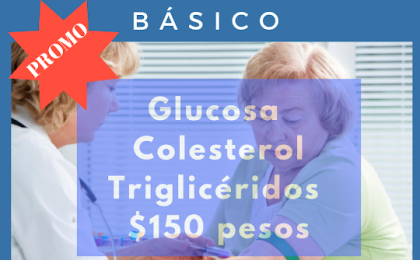 PROMOCIÓN GLUCOSA COLESTEROL TRIGLICERIDOS