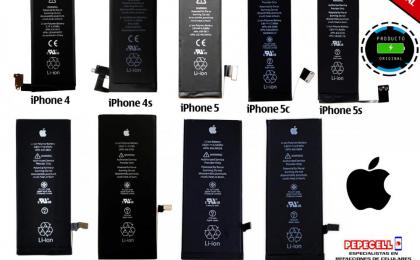 Baterias para iPhone 5,5s,6,6s en México