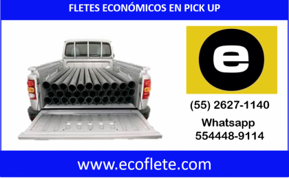 FLETES EN PICK UP, FLETES ECONOMICOS, MUDANZAS BARATAS