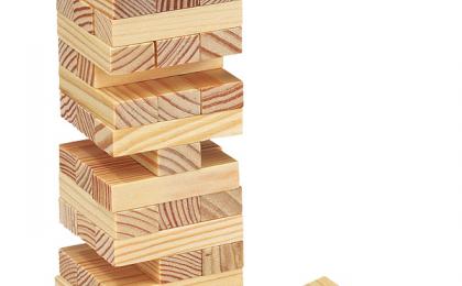 Juegos de madera, juegos de paciencia, juguetes publicitarios, jenga