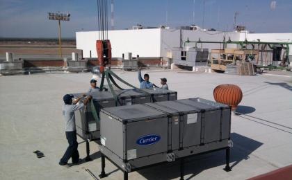 Chiller, Instalacion industrial