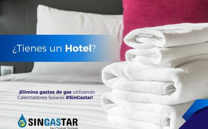 Calentamiento de agua para hoteles con calentadores solares