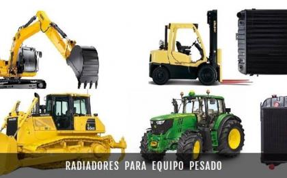 Radiadores para equipo pesado