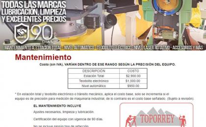 Mantenimiento equipos topograficos, reparar estacion, reparar nivel automatico,