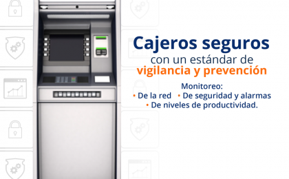 cajeros, seguridad cajeros, bancos, monitoreo, dinero electronico