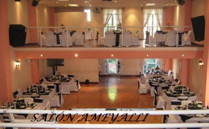 Salón de fiestas Ameyalli en colonia Prohogar