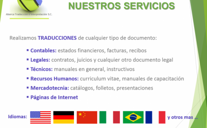 Traducción de cualquier documento