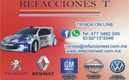 Refacciones Renault y Peugeot