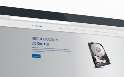 Pagina web Heelum Data Recovery