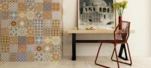 Decoración de interiores, pisos de cerámica