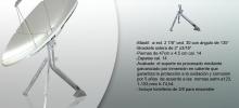 antenas, base para antenas, trípode para antenas, vsat, antenas galvanizadas