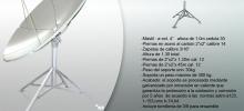antenas, base para antenas, trípode para antenas, vsat, antenas galvanizadas,