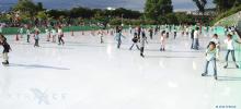 pista de hielo sintética, Tokinosumika, Japón, hielo artificial, 