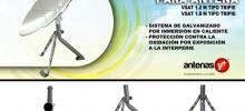 Soporte para antena tipo tripode VSAT
