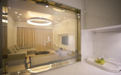 White and clear, película inteligente, priva switch, glass app, smart tint