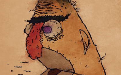 cómic sesame street, bizarre illustration