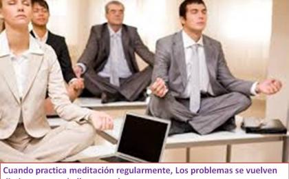 Meditacion en la oficina