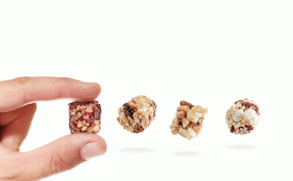 Snacks en forma de cubitos
