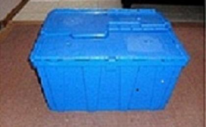 Caja de Plástico para mudanzas.