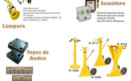 Andenes topes de anden y estabilizadores para trailer