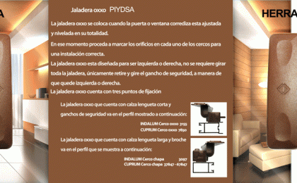 Herrajes para aluminio