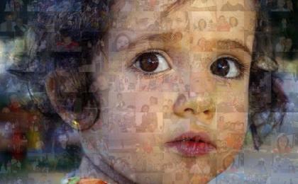 Fotomosaico personalizado con 100 fotos
