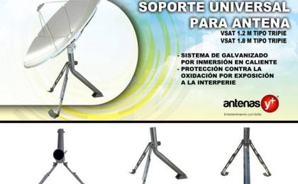 Soporte para antena tipo tripode VSAT