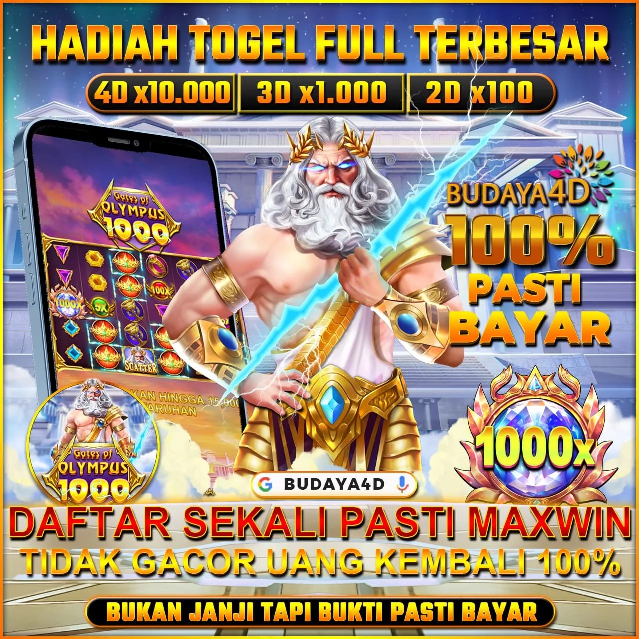 BUDAYA4D: Situs Slot Gacor Terbaru Malam Ini Link Slot88 Resmi 4D Toto Gratis Hari Ini